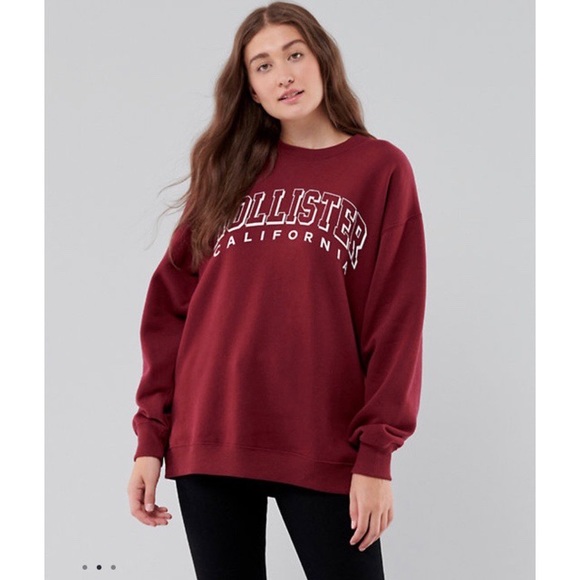 Hollister Tops - Hollister Oversized Crewneck Sweatshirt